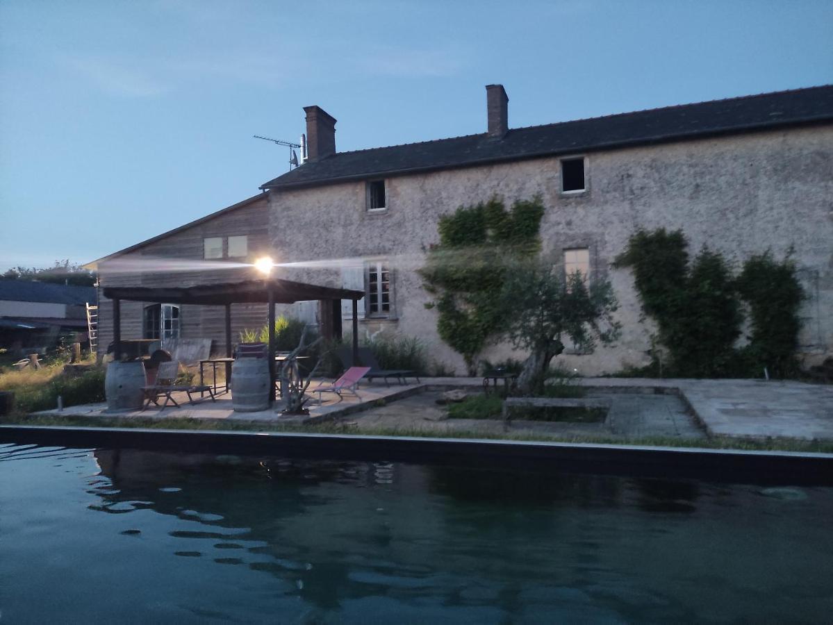 Bed and Breakfast Le Manoir De Gatines Tigné Exterior foto